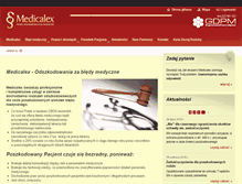 Tablet Screenshot of medicalex.pl